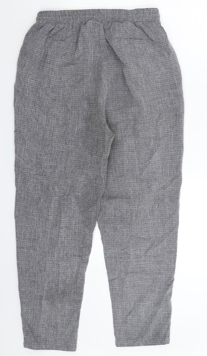 PRETTYLITTLETHING Womens Grey   Trousers  Size 10 L24 in