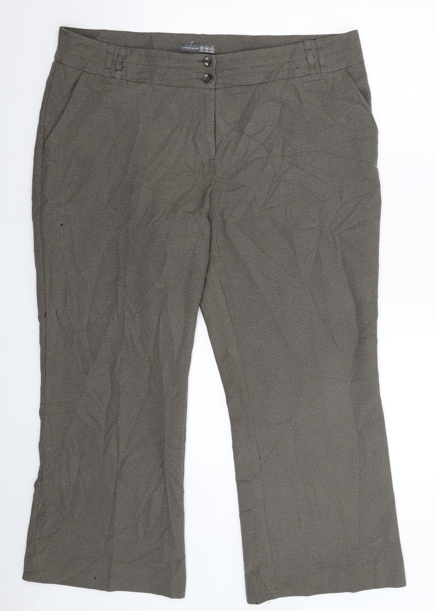 Atmosphere Womens Grey   Trousers  Size 18 L28 in