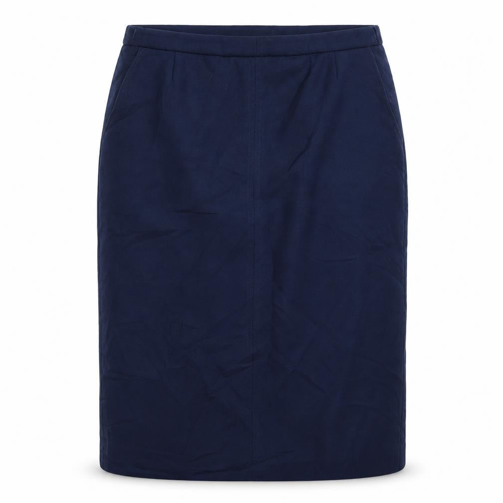 Preworn Womens Blue   Straight & Pencil Skirt Size 32 in