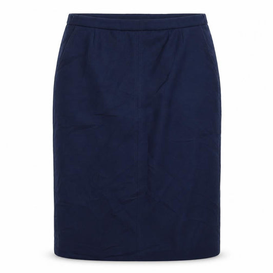 Preworn Womens Blue   Straight & Pencil Skirt Size 32 in