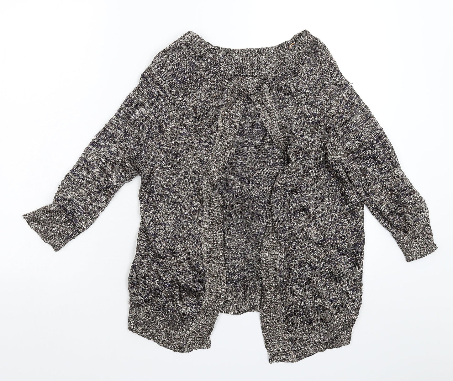 Topshop Womens Gold  Knit Pullover Jumper Size 14