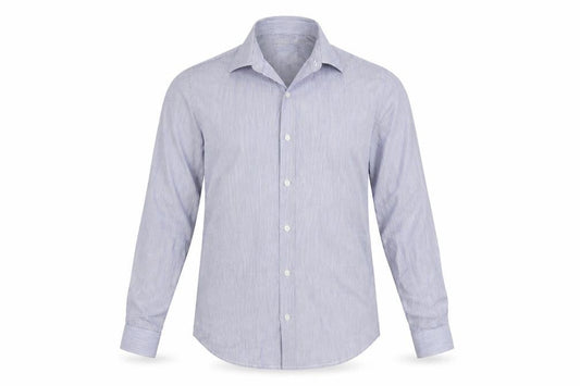 Topman Mens Blue Striped   Button-Up Size S