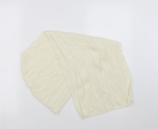 Preworn Womens Ivory Striped   Scarf