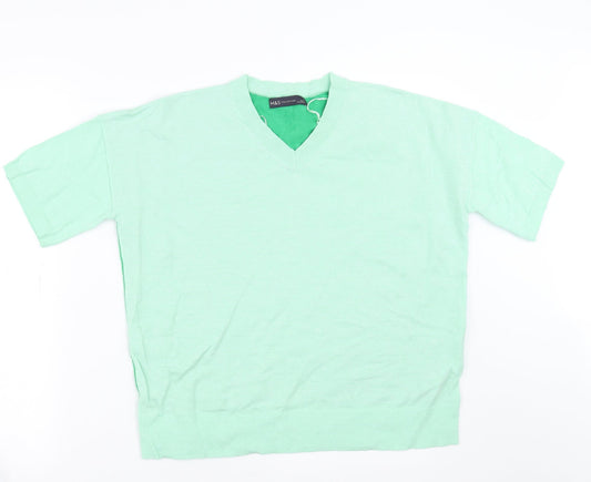 Marks and Spencer Womens Green   Pullover Jumper Size 12