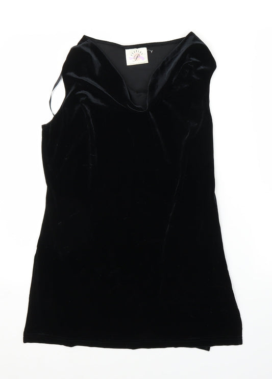 Peepers Womens Black   Slip Dress  Size 12