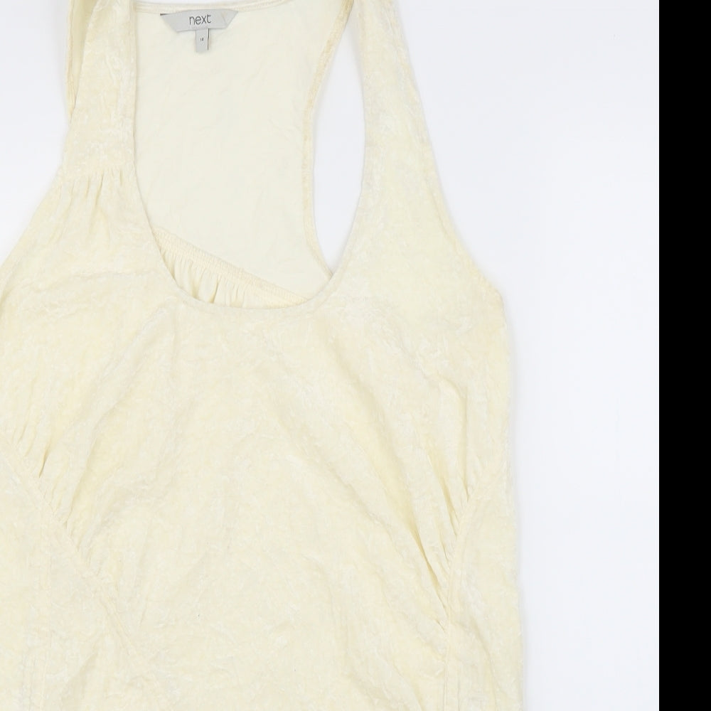 NEXT Womens Ivory   Basic Blouse Size 14