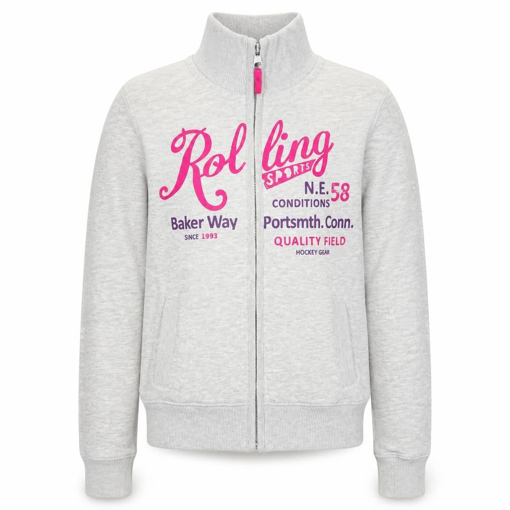 H&M Girls Grey   Full Zip Jumper Size 14 Years