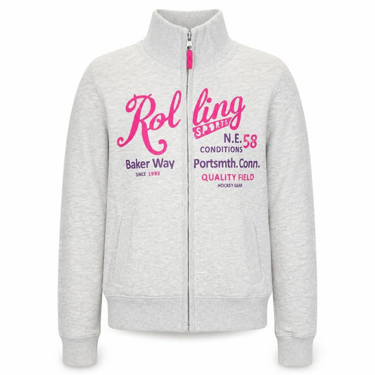 H&M Girls Grey   Full Zip Jumper Size 14 Years
