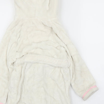 Debenhams Girls White Solid  Capri Robe Size 5 Years