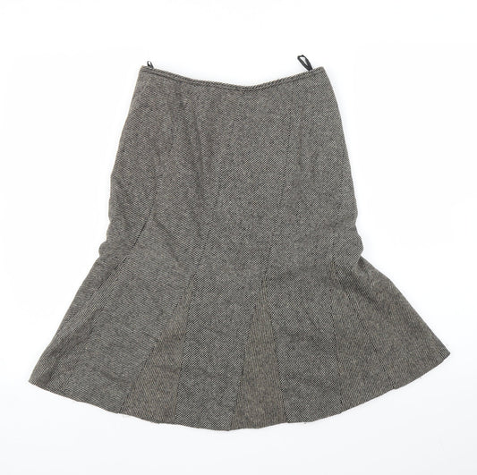 Preworn Womens Brown   Trumpet Skirt Size S