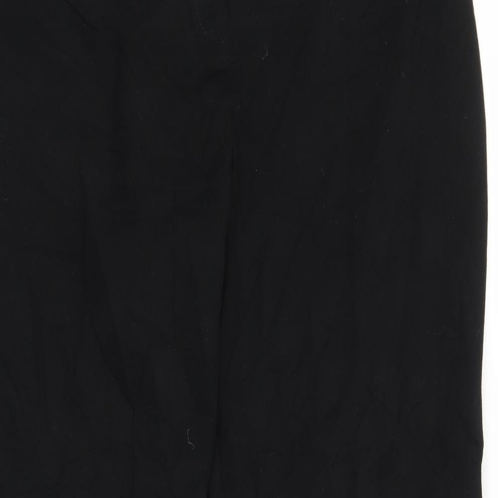Preworn Womens Black   Trousers  Size L L31 in