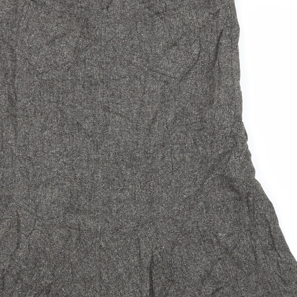 Klass Womens Grey   Trumpet Skirt Size 12