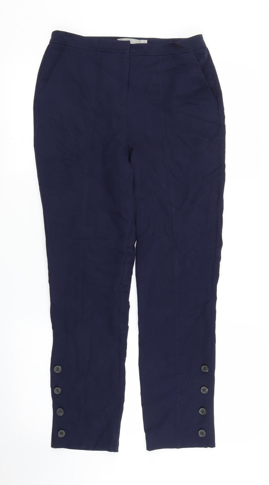 ASOS Womens Blue   Carrot Trousers Size 8 L25 in