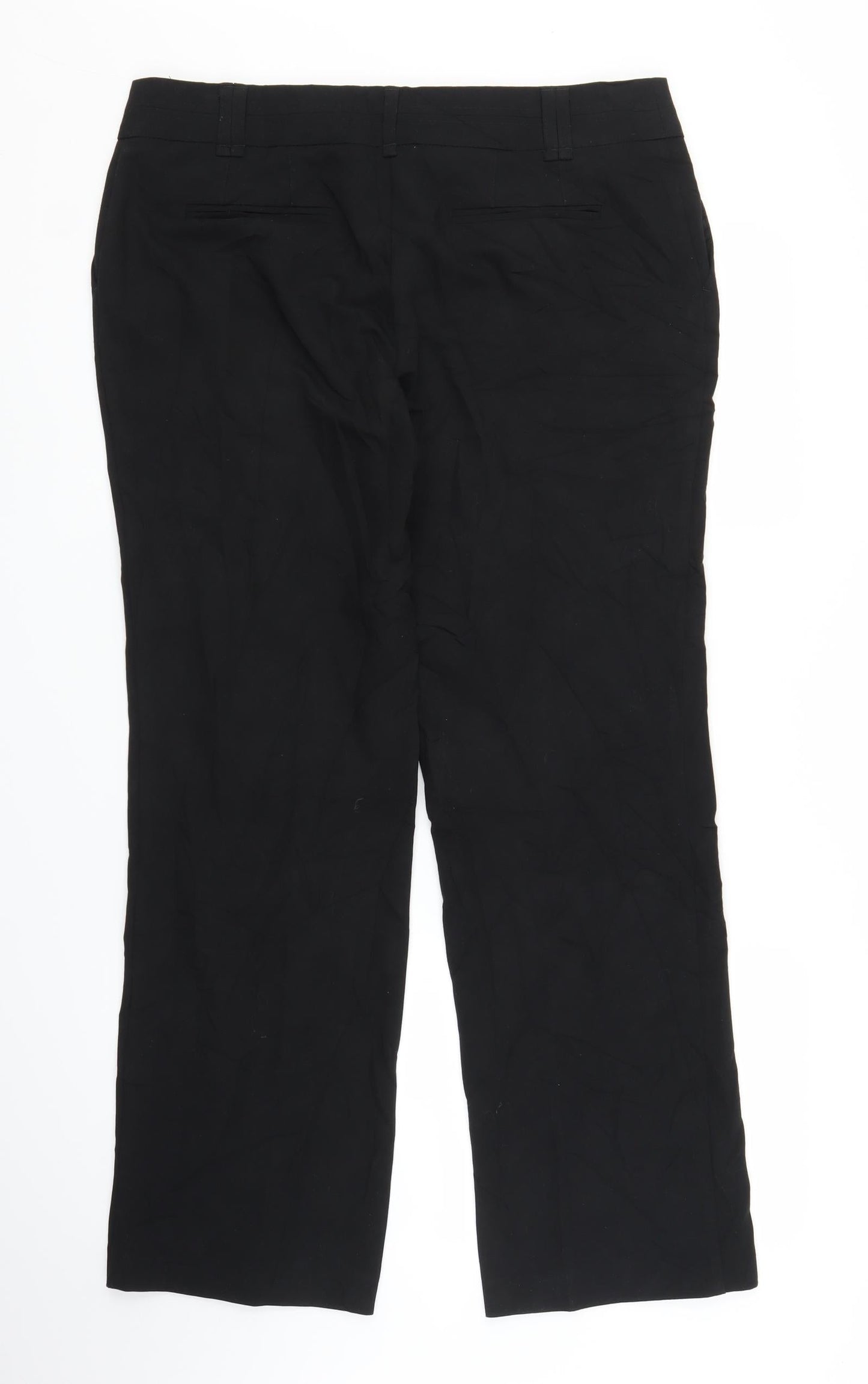 NEXT Womens Black   Trousers  Size 14 L28 in