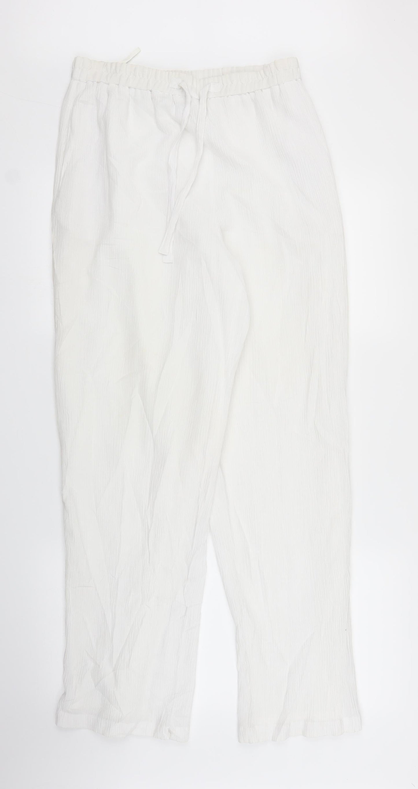 Canda Womens White   Bloomer Trousers Size 12 L29 in
