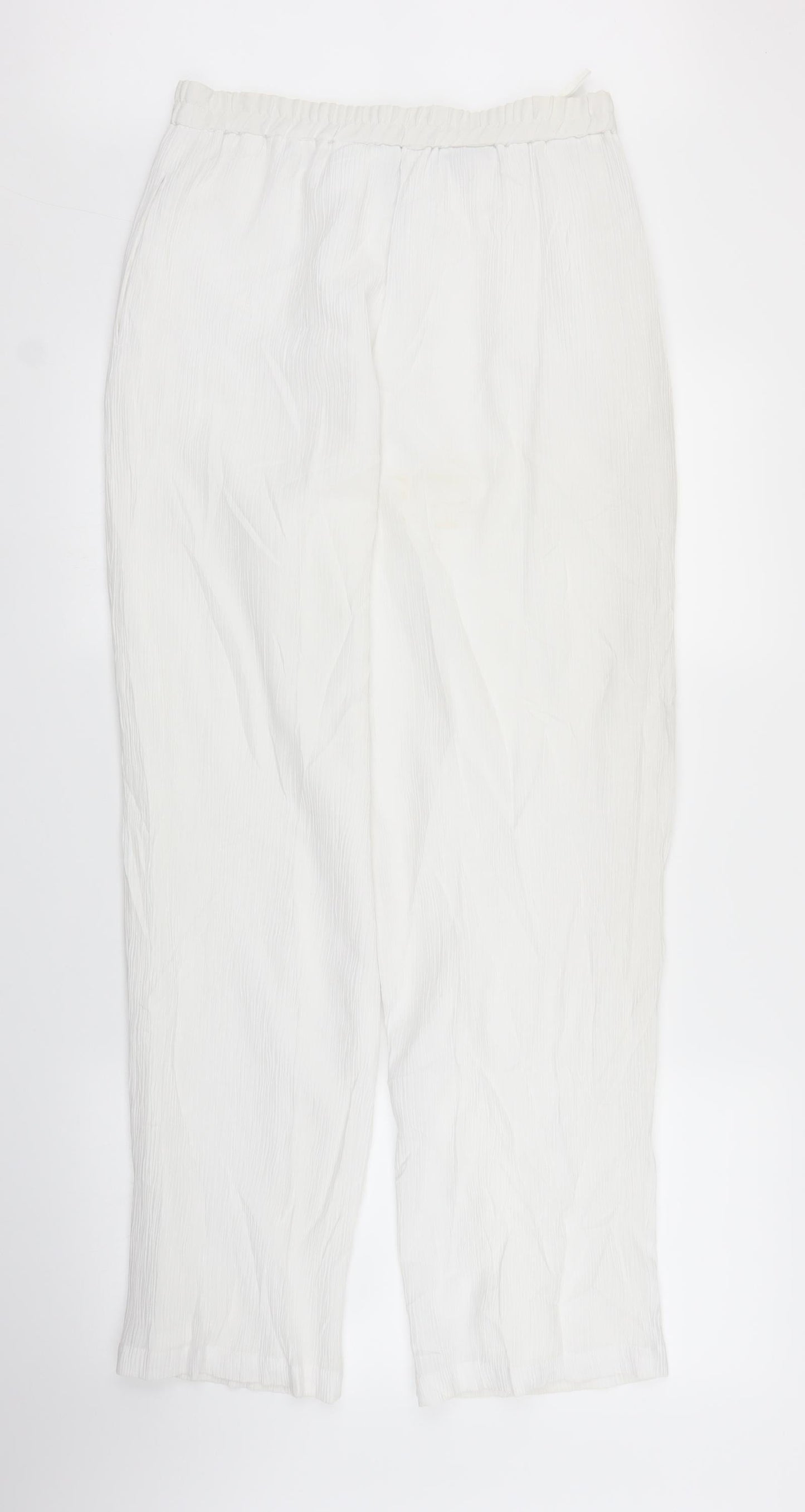 Canda Womens White   Bloomer Trousers Size 12 L29 in