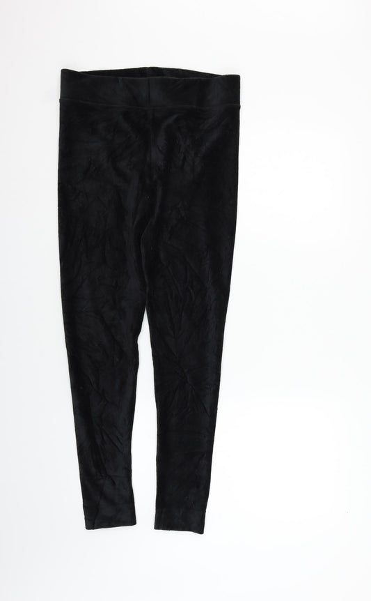 Marks and Spencer Womens Black   Trousers  Size 12 L25 in