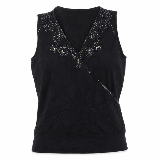 Next Womens Black   Vest Jumper Size 14