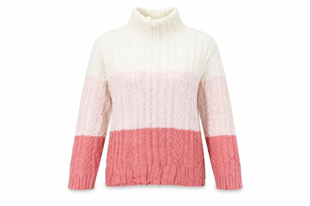 Marks & Spencer Womens Beige Striped  Pullover Jumper Size XS