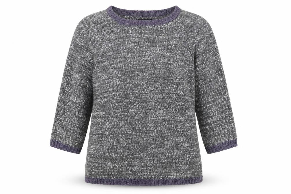 DAVID EMANUEL Womens Grey   Pullover Jumper Size L