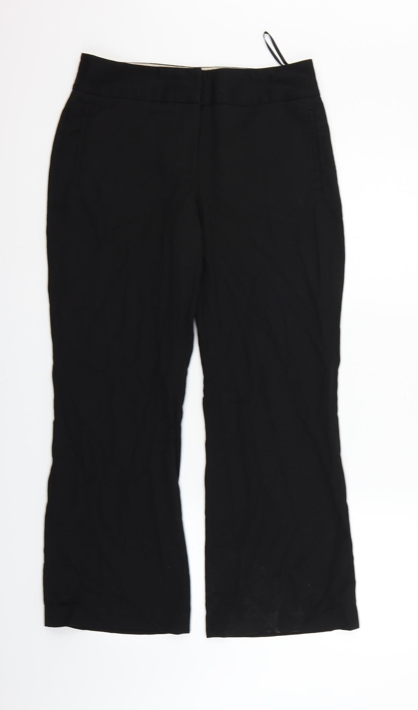 NEXT Womens Black   Trousers  Size 12 L28 in