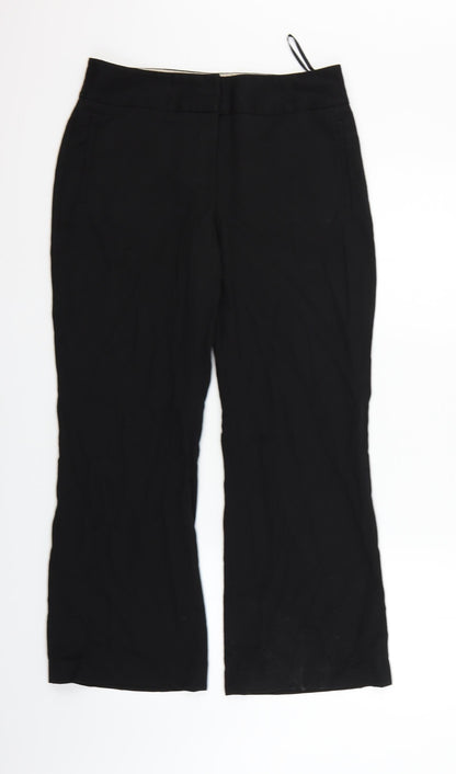 Next Womens Black   Trousers  Size 12 L28 in