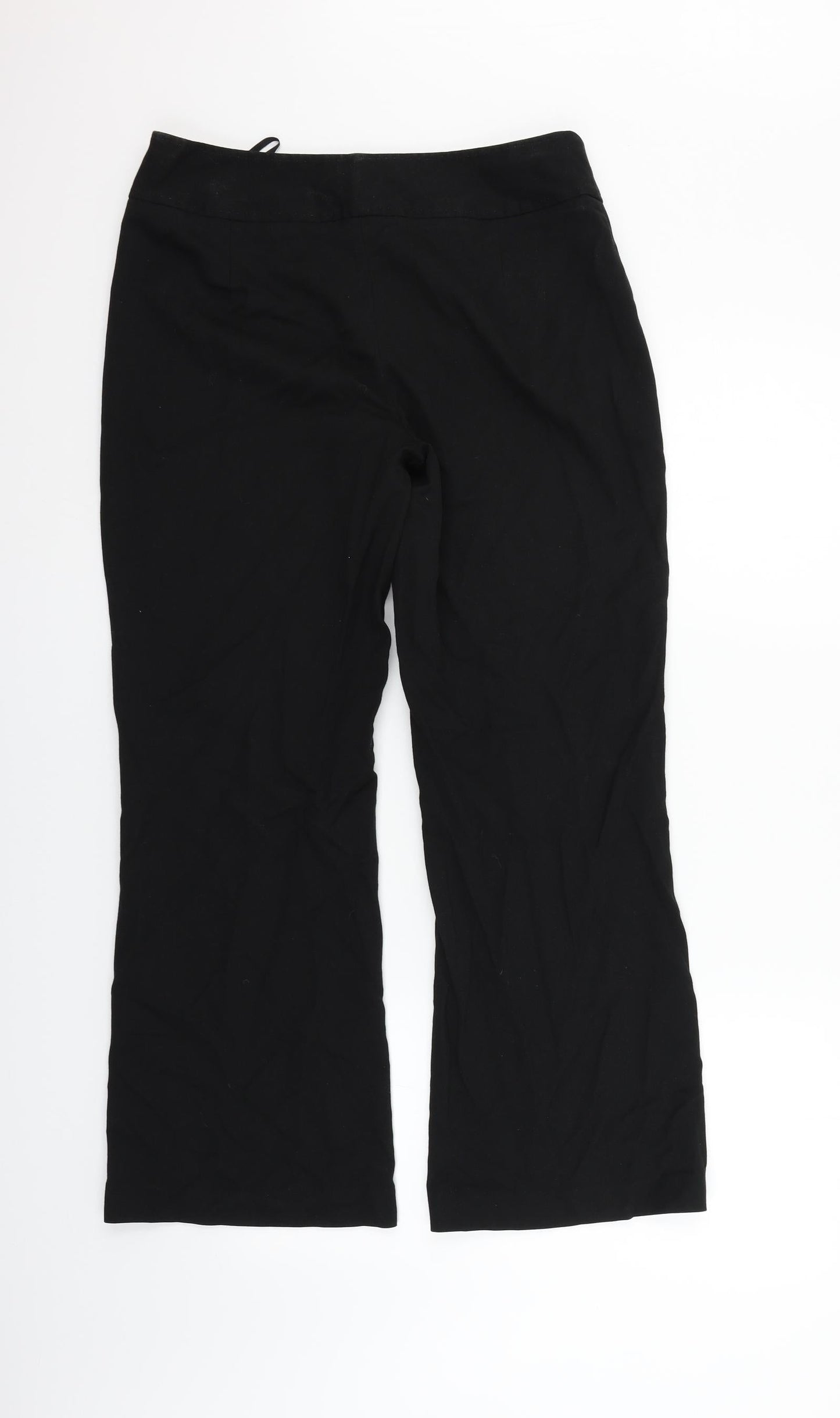 NEXT Womens Black   Trousers  Size 12 L28 in