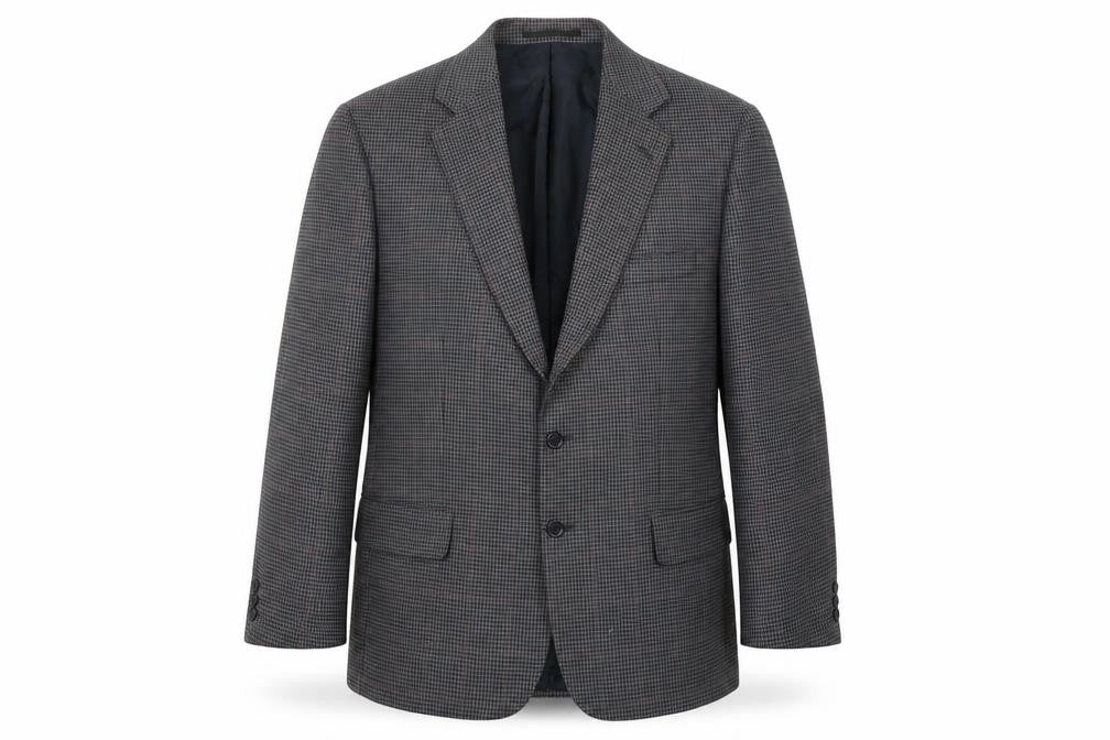 Preworn Mens Grey Check  Jacket Blazer Size S