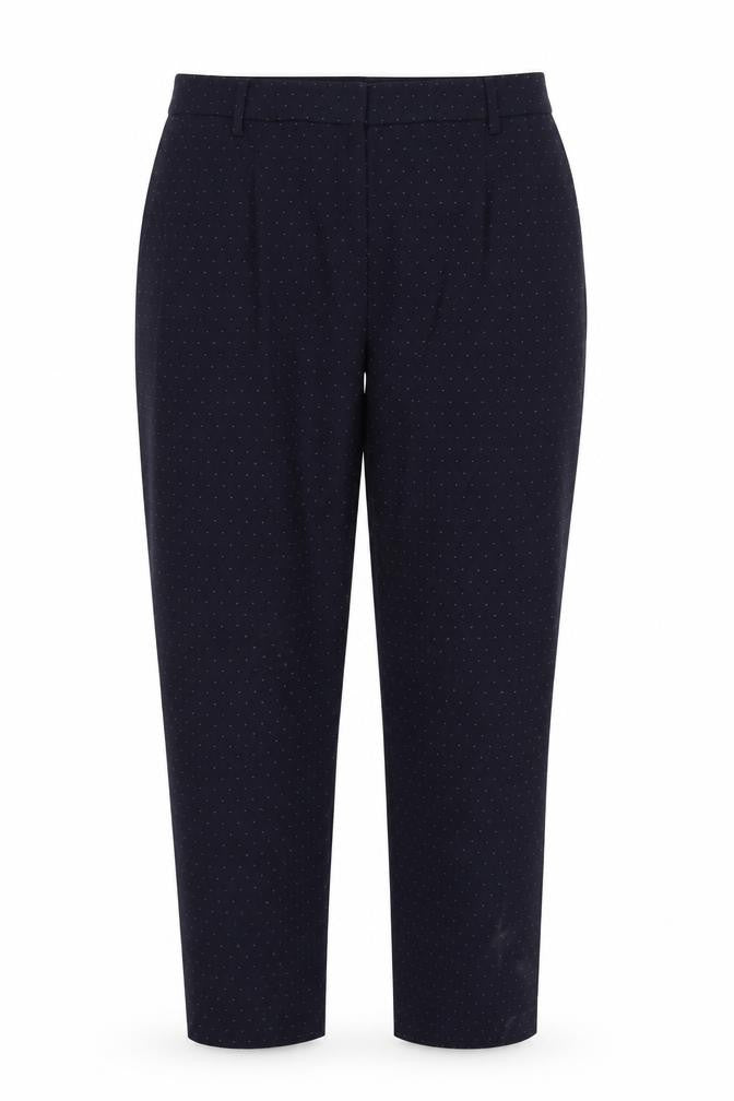 Marks & Spencer Womens Black Houndstooth  Trousers  Size 14 L23 in