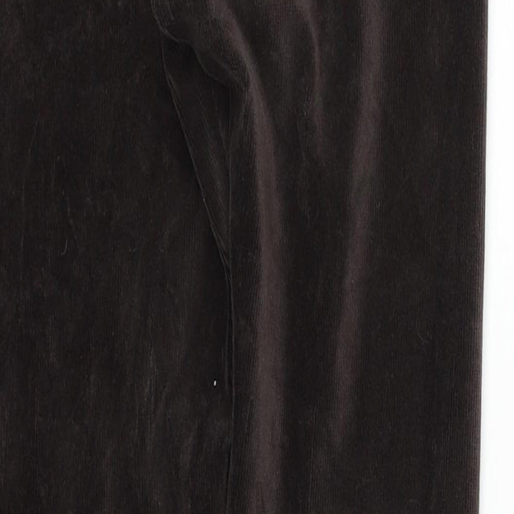 Marks and Spencer Womens Brown   Trousers  Size 8 L25 in
