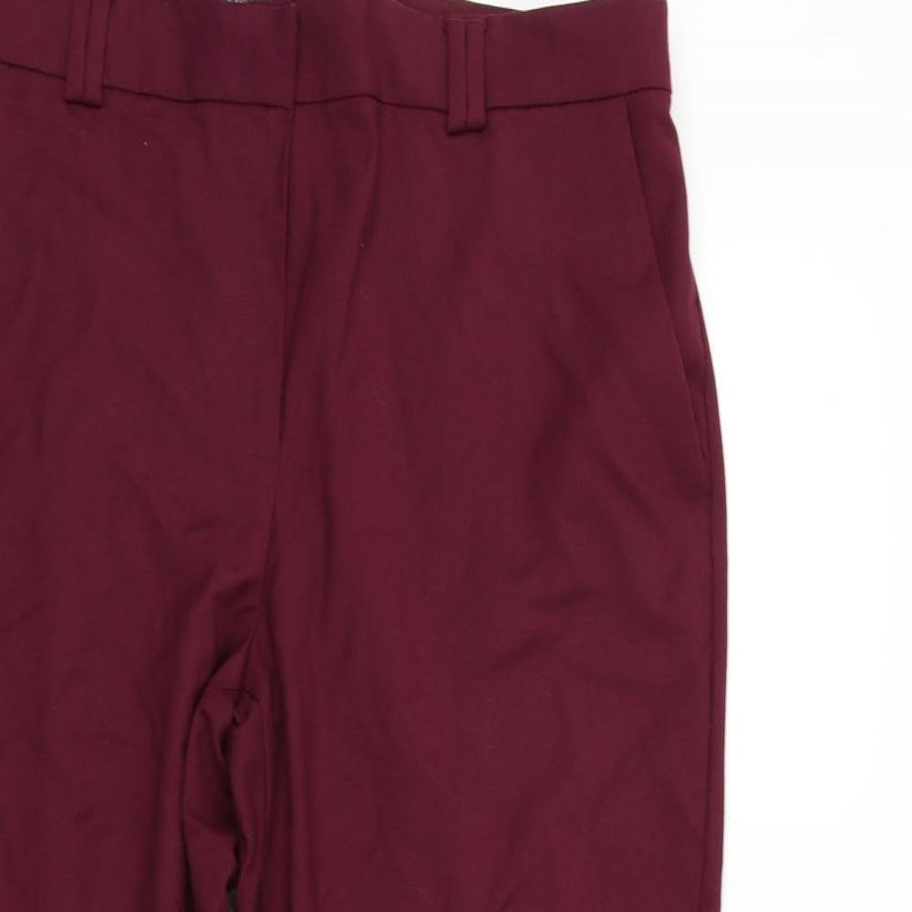 Marks and Spencer Womens Purple   Trousers  Size 14 L25 in