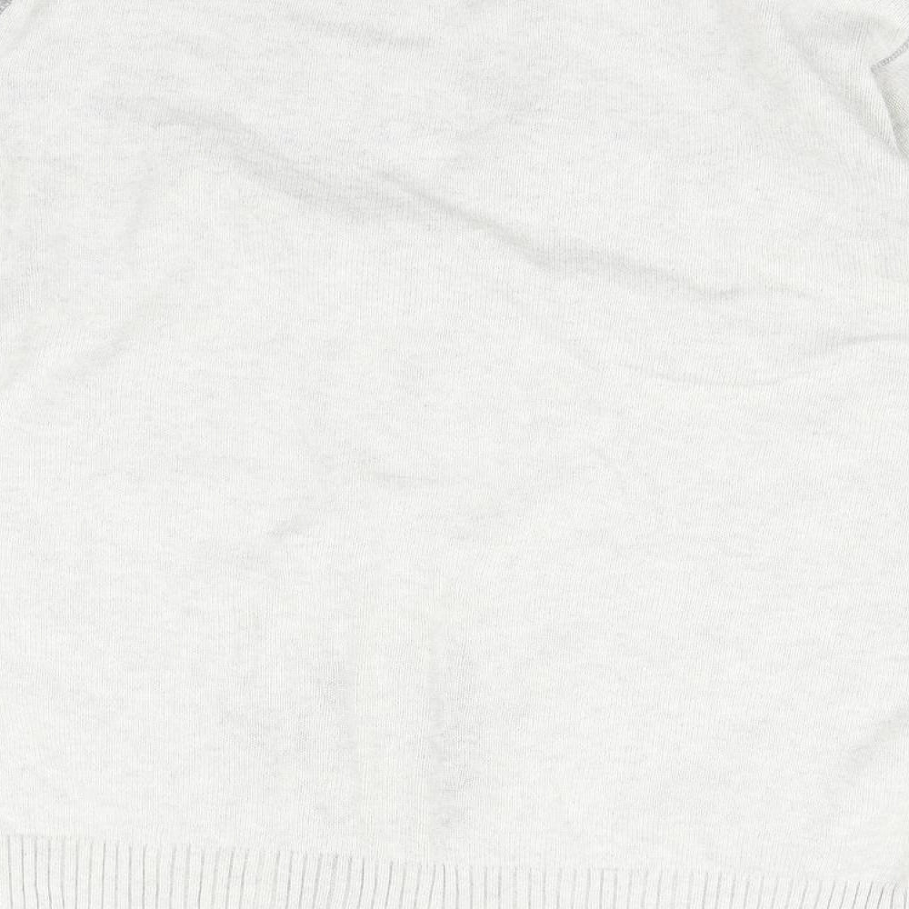 George Mens White   Pullover Jumper Size 2XL