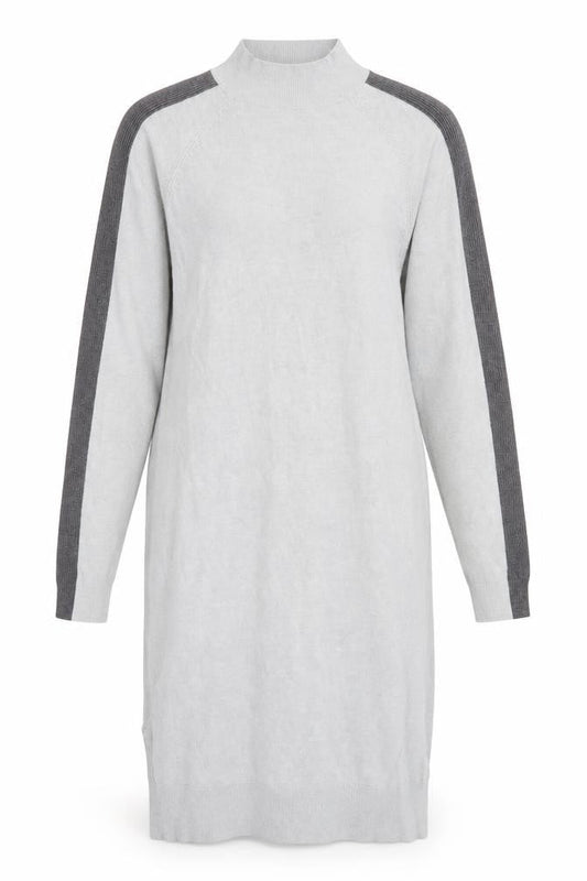 Tu Womens Grey Houndstooth  Fit & Flare  Size L