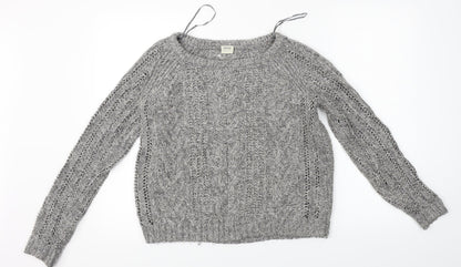 Additional front view of sprit men’s grey jumper, size S