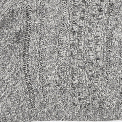 Brand and care label for sprit men’s grey jumper, size S