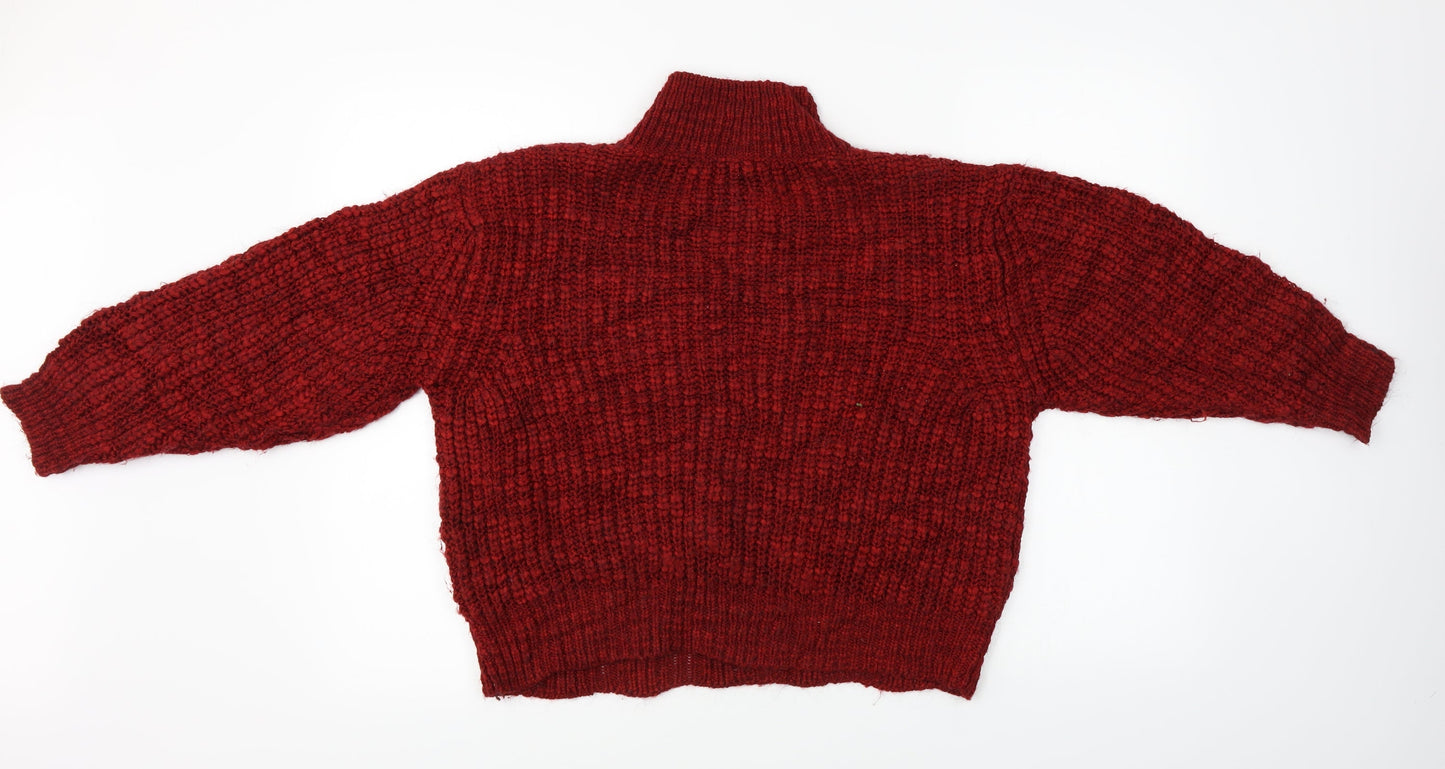 Mng   Womens Red   Pullover Jumper Size S