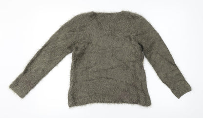 Marbel  Womens Grey   Pullover Jumper Size S