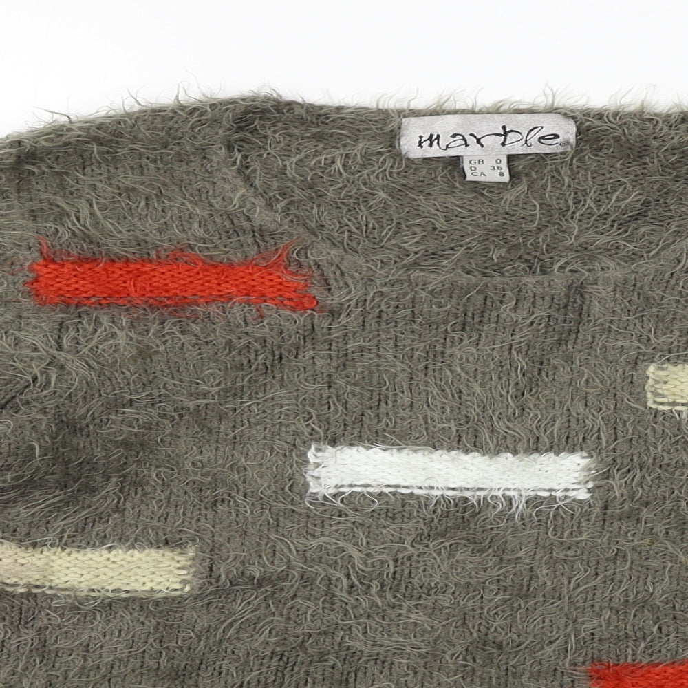 Marbel  Womens Grey   Pullover Jumper Size S
