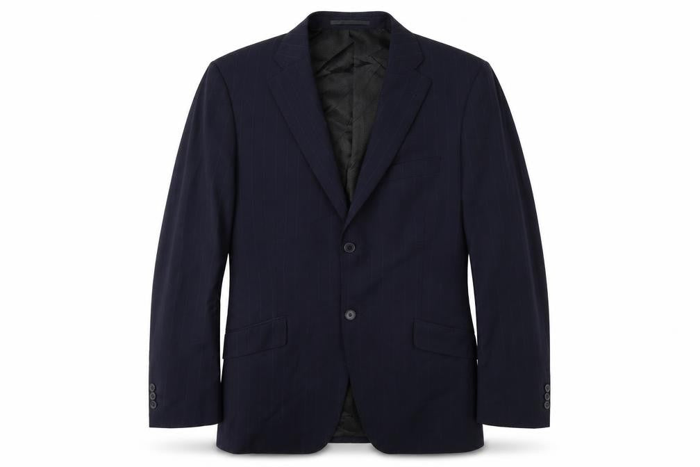 Brooke Taverner   Mens Blue Striped  Jacket Blazer Size 42