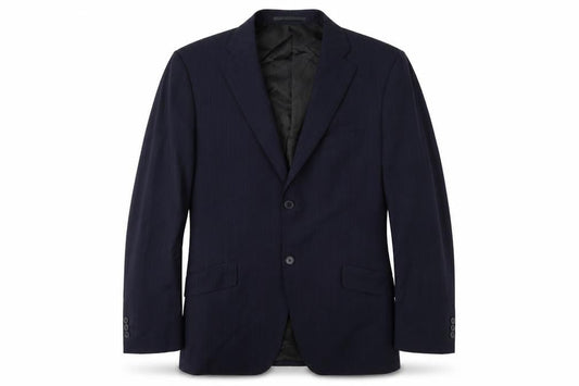 Brooke Taverner   Mens Blue Striped  Jacket Blazer Size 42