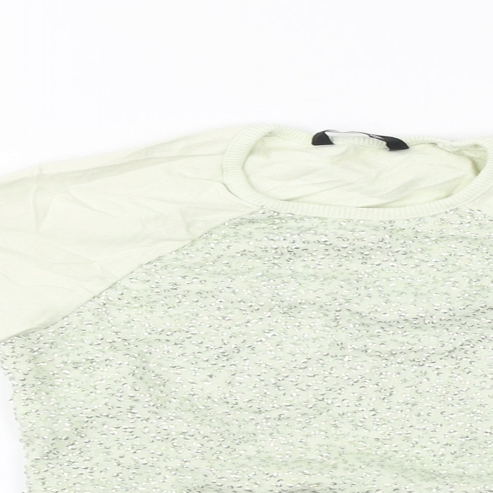 George  Girls Green   Pullover Jumper Size 7-8 Years