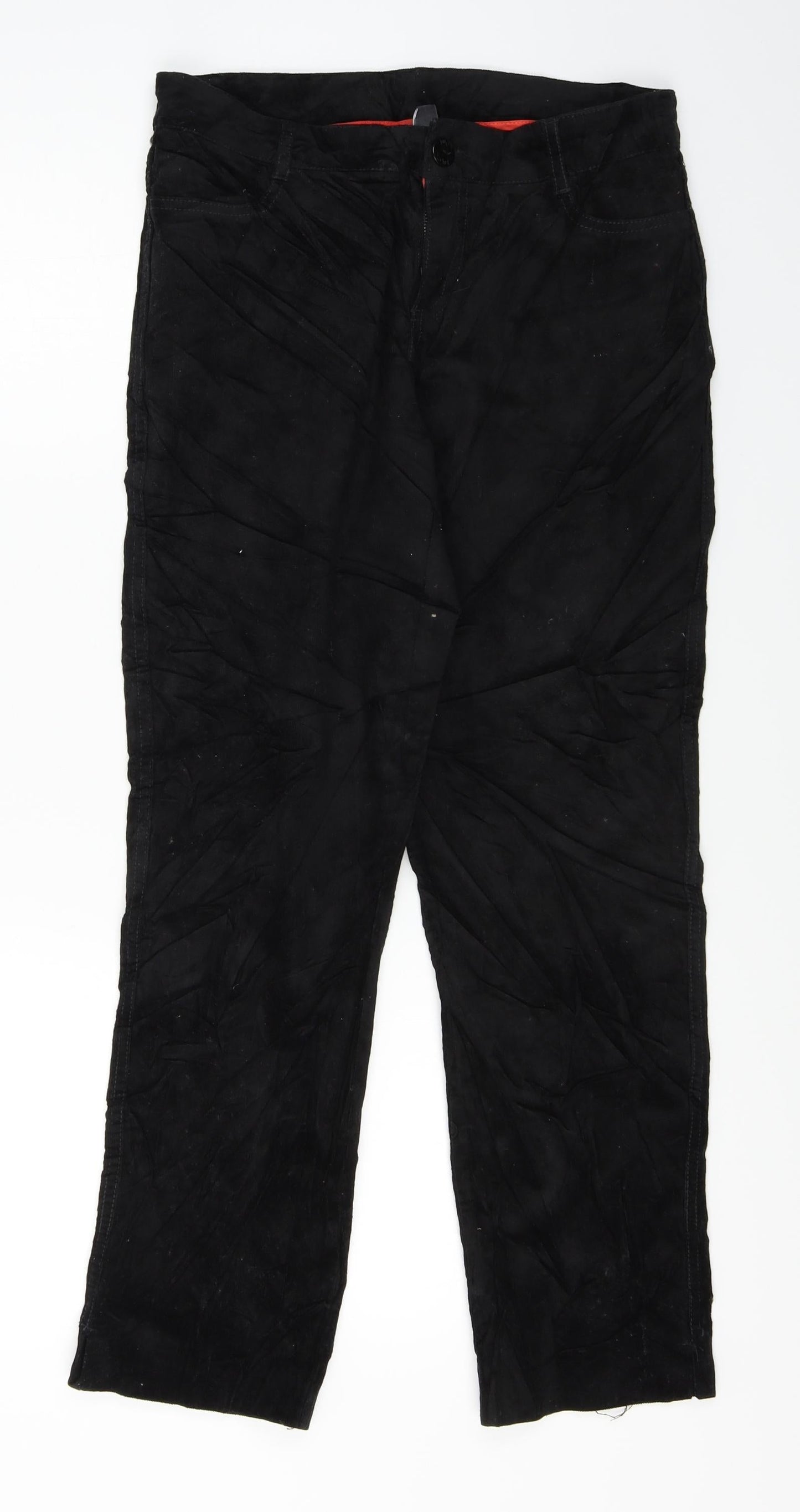 Preworn  Womens Black   Trousers  Size 30 in L23 in