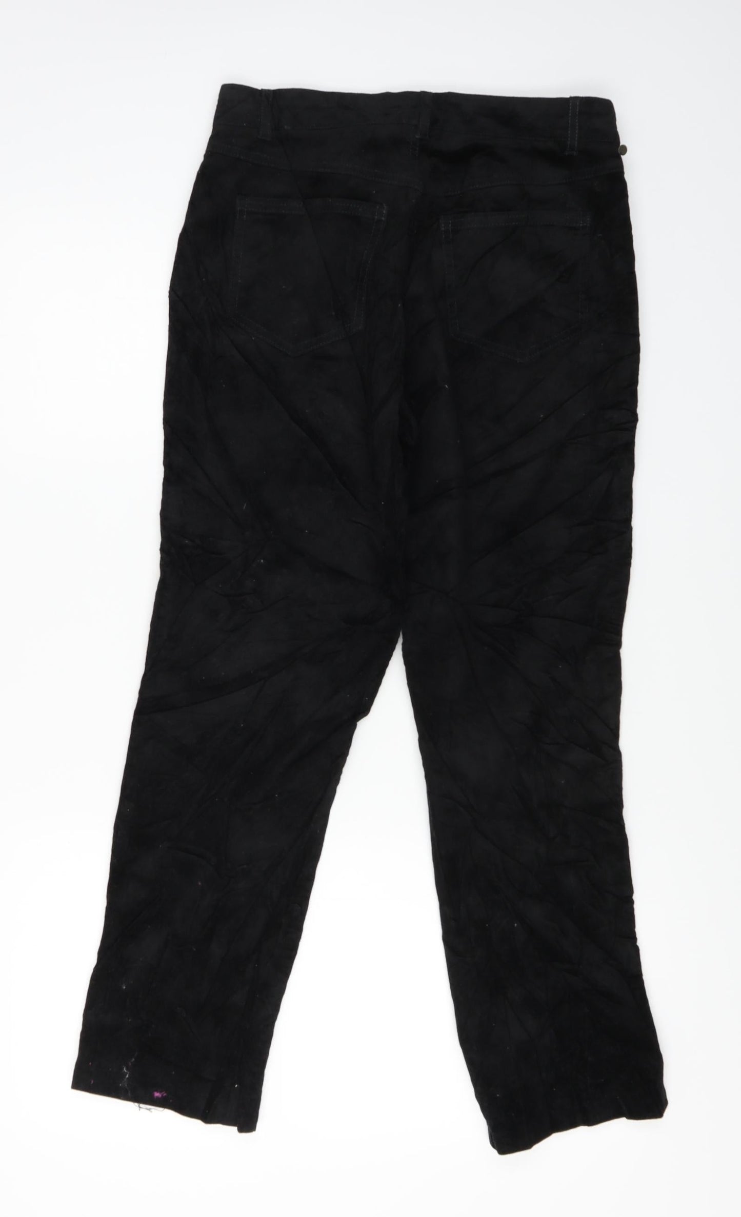 Preworn  Womens Black   Trousers  Size 30 in L23 in