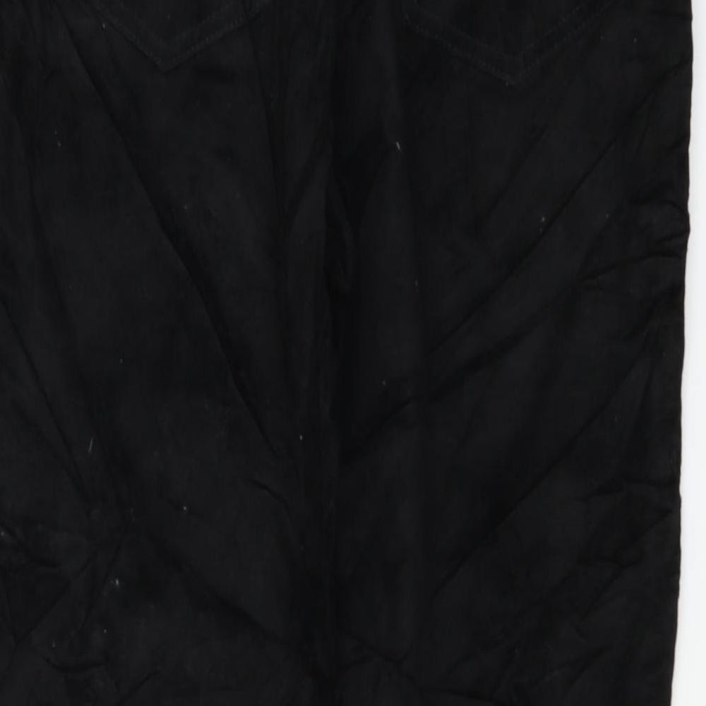 Preworn  Womens Black   Trousers  Size 30 in L23 in