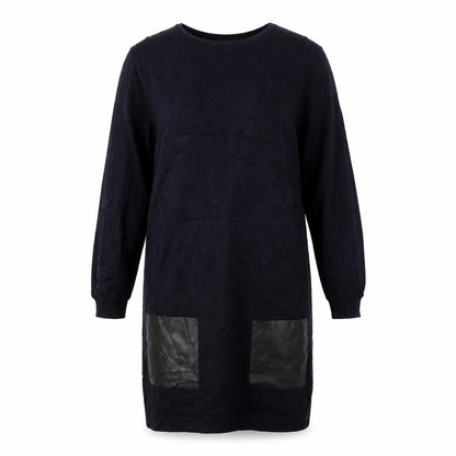 Front view of Atmosphere women’s blue a-line, size UK 12