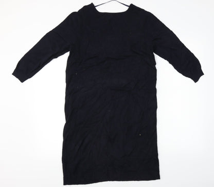 Back view of Atmosphere women’s blue a-line, size UK 12