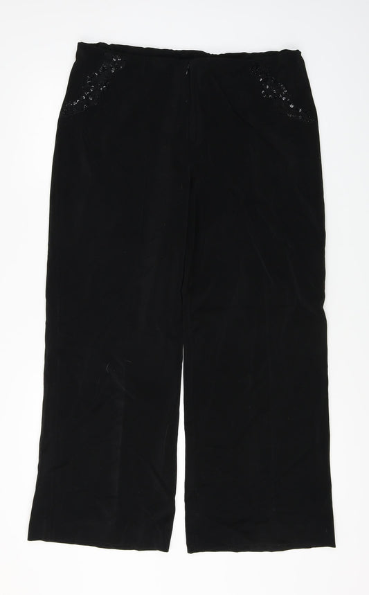 Claudia  Womens Beige   Trousers  Size 16 L26 in