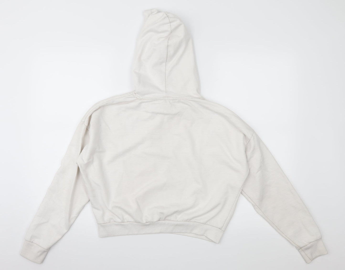 Pep&Co Womens Ivory   Pullover Hoodie Size M