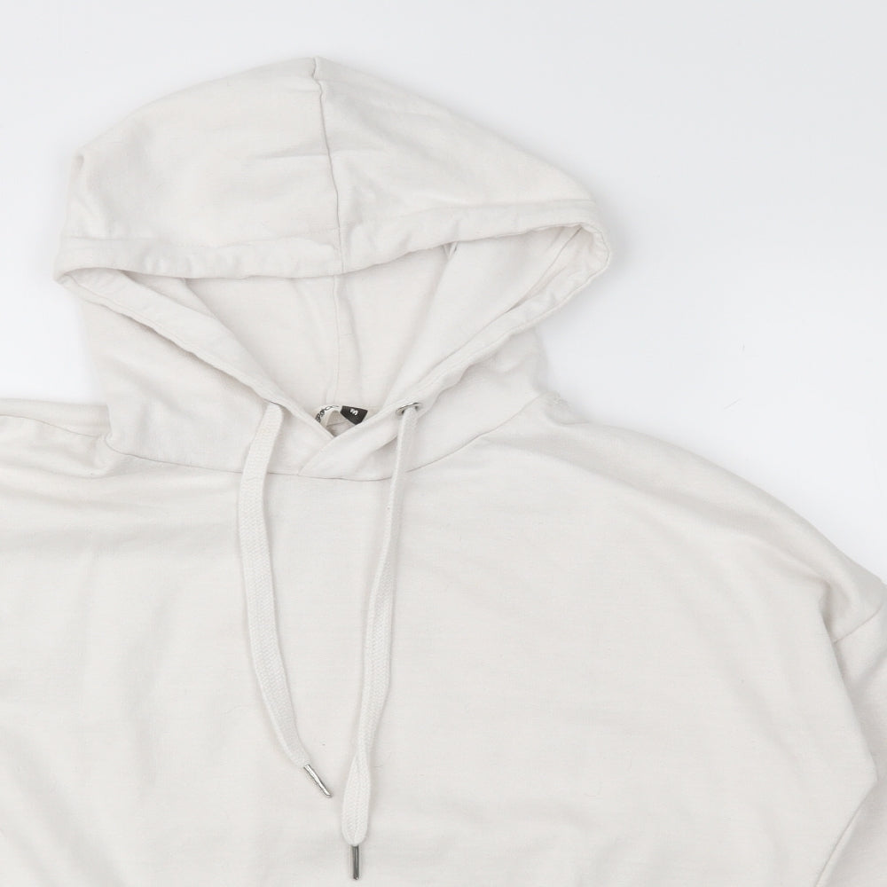 Pep&Co Womens Ivory   Pullover Hoodie Size M