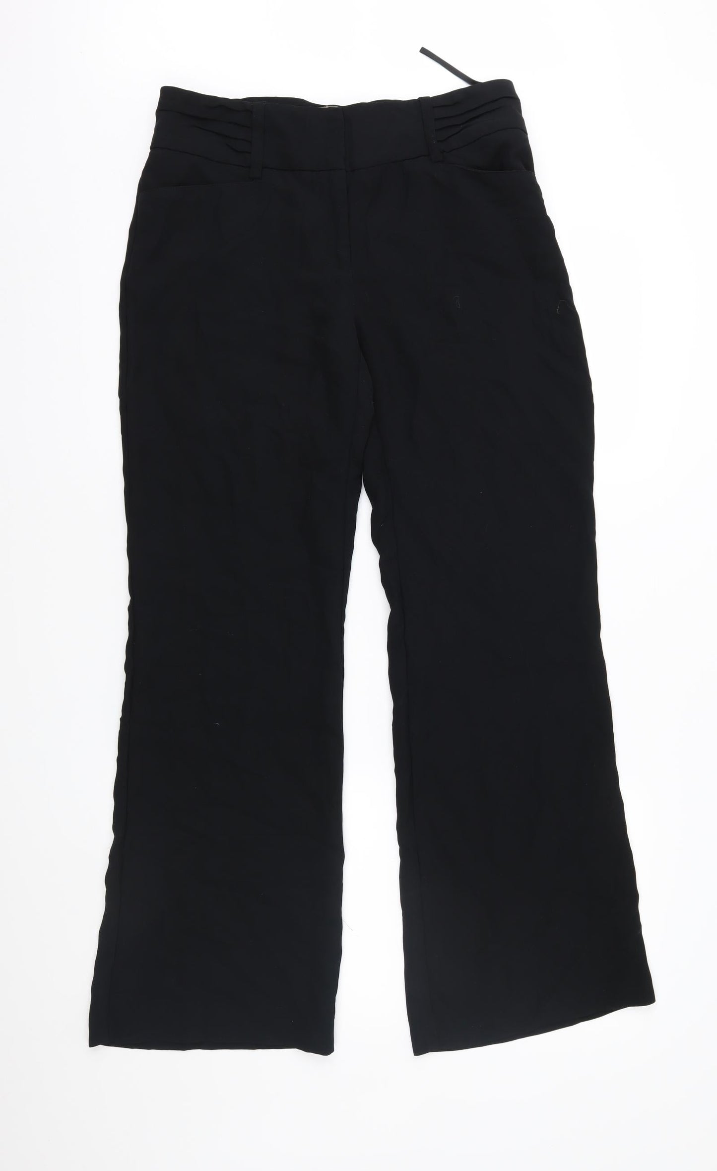 NEXT Womens Black   Trousers  Size 10 L30 in